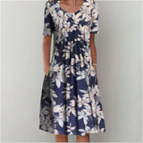 Hailey | Chic Floral Dress with Pockets for Effortless Style