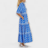 JULIANA | Chain Pattern Midi Dress