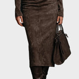 Amber - Long Sleeve Midi Dress