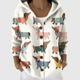 Cozy Knit Hoodie Cardigan