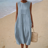 Cozy Sleeveless Summer Dress