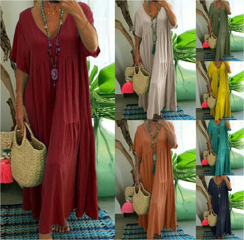 Maelis | Linen-Cotton Blend Dress