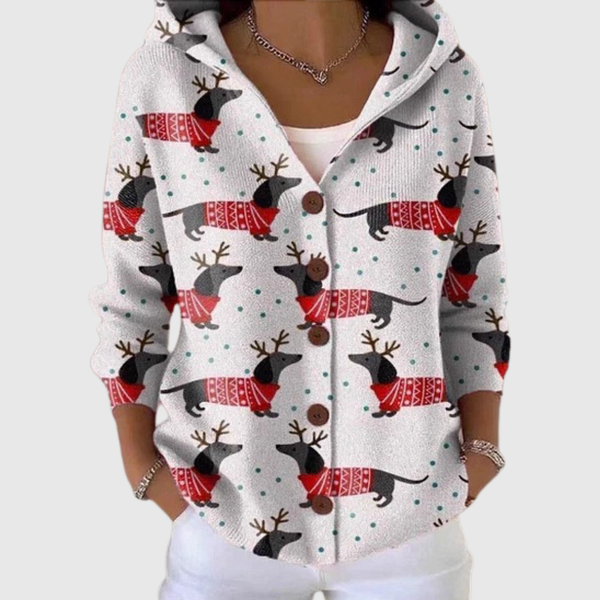Darina | Cozy Knit Hoodie Cardigan