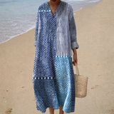 Chic Summer Dress with Flattering Print