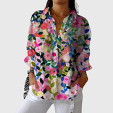 Vibrant and Breezy Printed Blouse