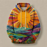 Ryleth | Y2K Sunburst Graphic Hoodie