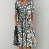 Hailey | Chic Floral Dress with Pockets for Effortless Style