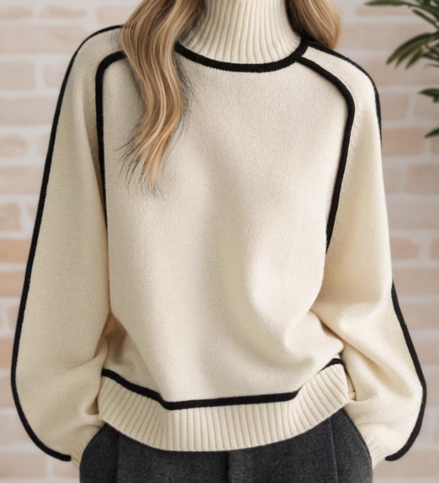 Women's Stylish High-Neck Jumper