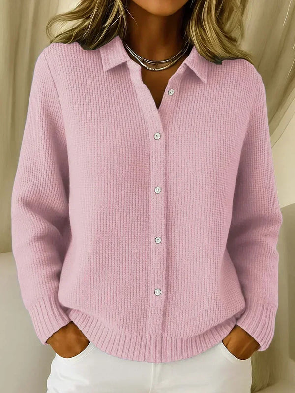 Katrina | Textured Button-Up Knitted Gilet