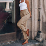 Kaeli – Stylish Joggers with Adjustable Tie