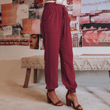 Kaeli – Stylish Joggers with Adjustable Tie