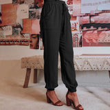 Kaeli – Stylish Joggers with Adjustable Tie
