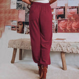 Kaeli – Stylish Joggers with Adjustable Tie