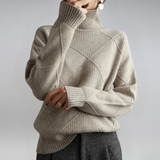 Lauren | Premium High-Neck Cashmere Sweater
