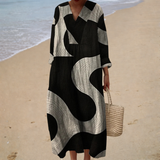 Chic Summer Dress with Flattering Print