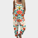 Lucía | Cozy Ethnic Floral Print Romper