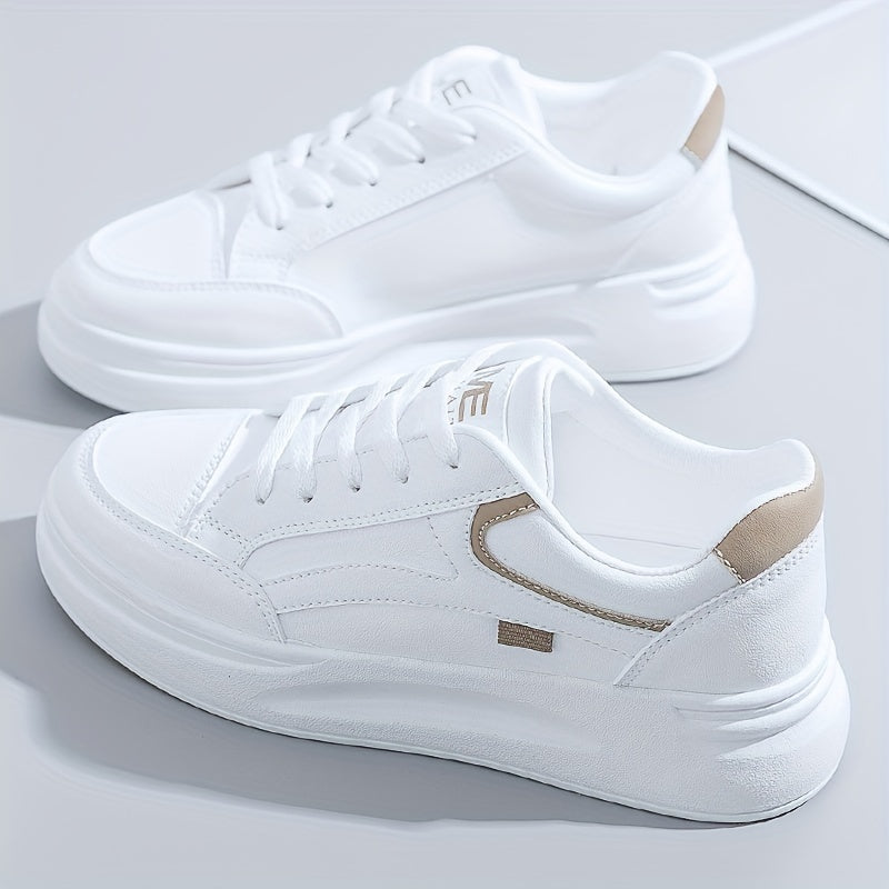 Stylish White Sneakers with Lightweight Comfort