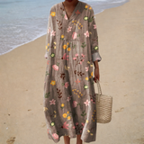 Chic Summer Dress with Flattering Print