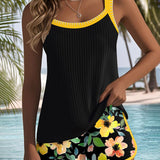 Élise | Chic Two-Piece Tankini Set