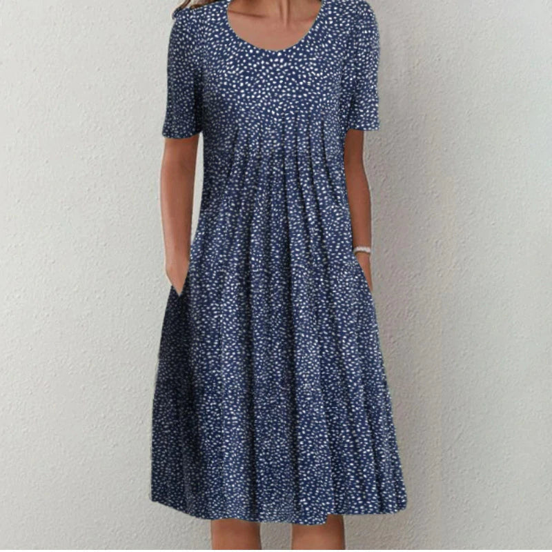 Hailey | Chic Floral Dress with Pockets for Effortless Style
