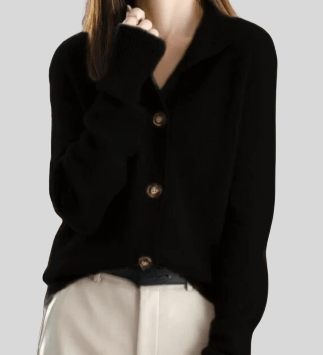 Claire | Vintage-Inspired Cashmere Cardigan