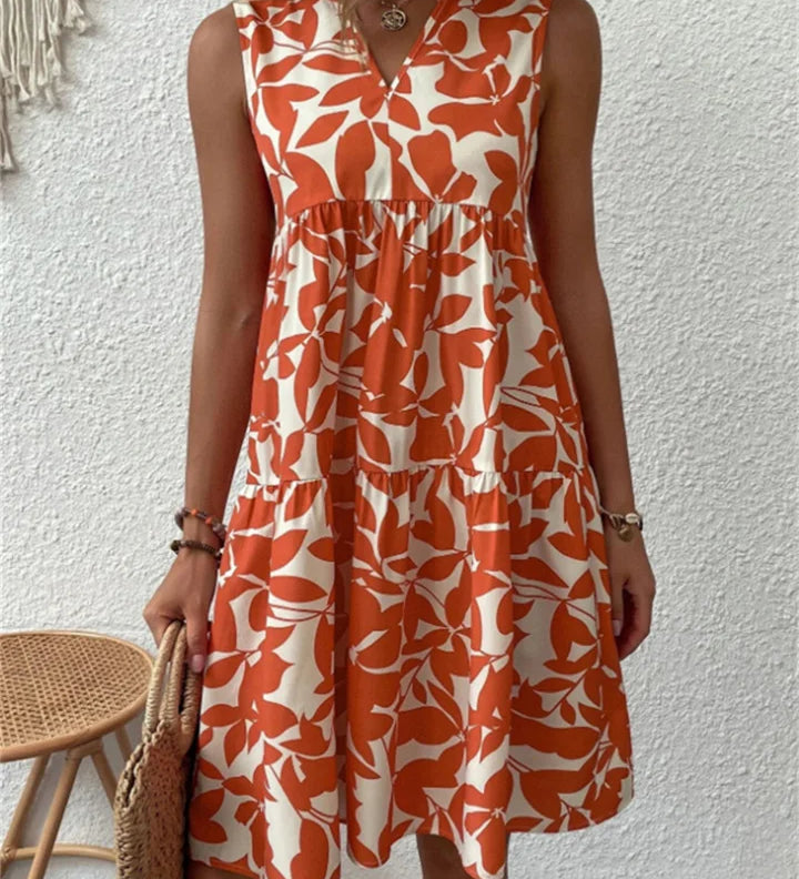 TASHA | Flowing Bloom Midi Dress
