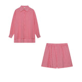 Elizabeth - Blouse and Lightweight Shorts Ensemble