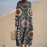 Chic Summer Dress with Flattering Print