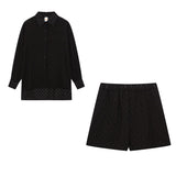 Elizabeth - Blouse and Lightweight Shorts Ensemble