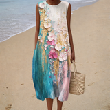 Relaxed Sleeveless Summer Dress