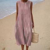 Relaxed Sleeveless Summer Dress