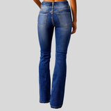 Women's High-Waisted Flare Jeans