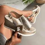 Baylie - Chic Metallic Sandals