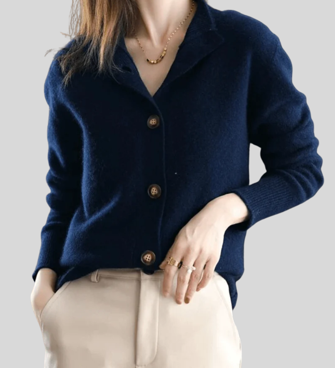 Claire | Vintage-Inspired Cashmere Cardigan
