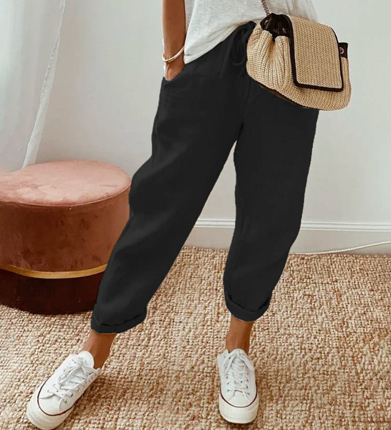 Chic and Relaxed Flowing Trousers