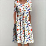Hailey | Chic Floral Dress with Pockets for Effortless Style