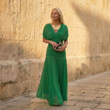 Sienna | Chic Emerald Dress