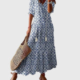 Amalia | Retro Bohemian Maxi Dress for Summer