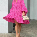 Lydia - Lace Detail Eyelet Dress