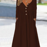 ZARA | Front Button Midi Dress