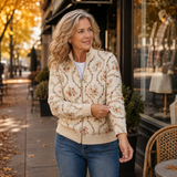 Persephone™ | Elegant Floral Vine Cream Pattern
