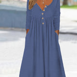 ZARA | Front Button Midi Dress