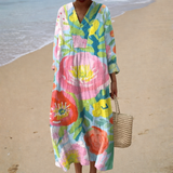 Chic Summer Dress with Flattering Print