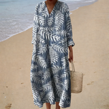 Chic Summer Dress with Flattering Print