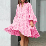Lydia - Lace Detail Eyelet Dress