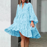 Lydia - Lace Detail Eyelet Dress