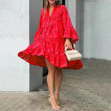 Lydia - Lace Detail Eyelet Dress