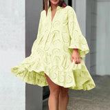 Lydia - Lace Detail Eyelet Dress
