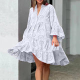 Lydia - Lace Detail Eyelet Dress