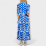 JULIANA | Chain Pattern Midi Dress